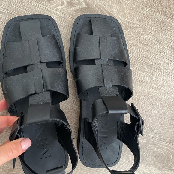 Mango Leather fisherman sandals - Picture 11 of 12